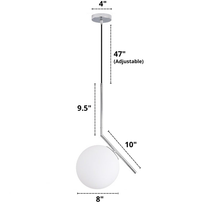 Nordic Glass Pendant Lamps | Bowlift