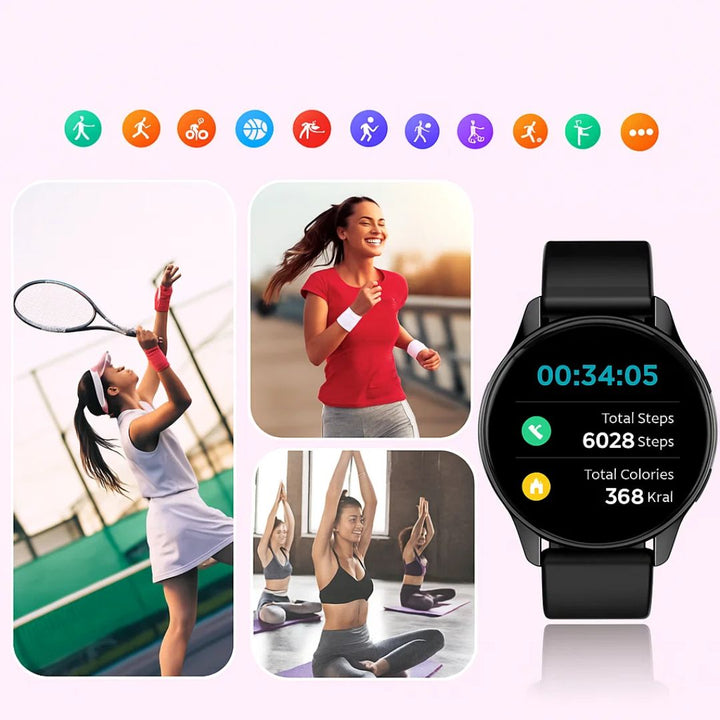 VitalSync | Smartwatch with Call Function – Health Monitoring – For Active Women Bowlift