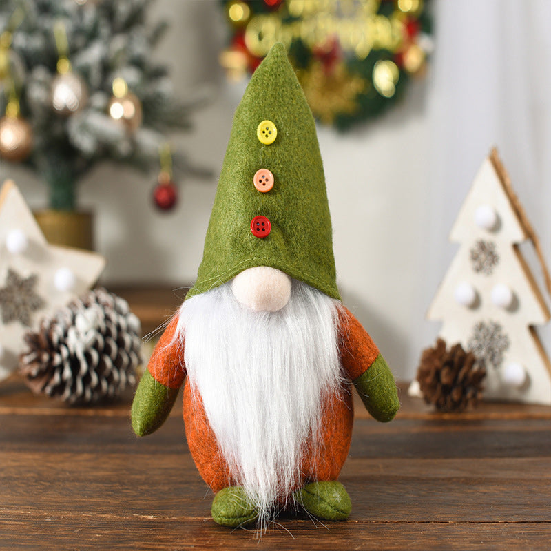 BowLift | Christmas Green Faceless Old Man Elf Figurine