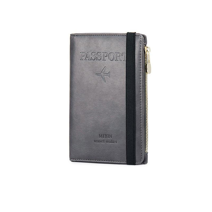 Men's Leather Passport Wallet with RFID Blocking | Bowlift