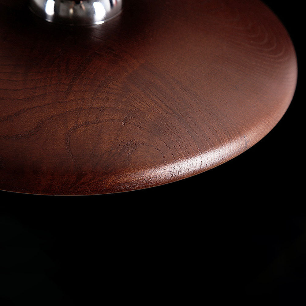 BowLift | Nordic Wood Round Ceiling Light Fixture - Minimalist Design for Hallway & Living Room Lighting