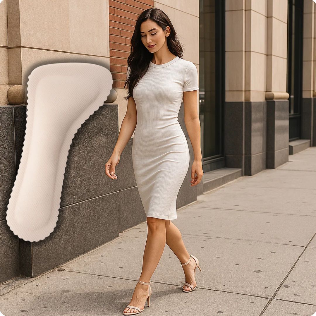 StrideSafe | Cushion Insoles for Sandals – Non‑Slip Grip – Breathable Comfort – Foot Fatigue Relief Bowlift