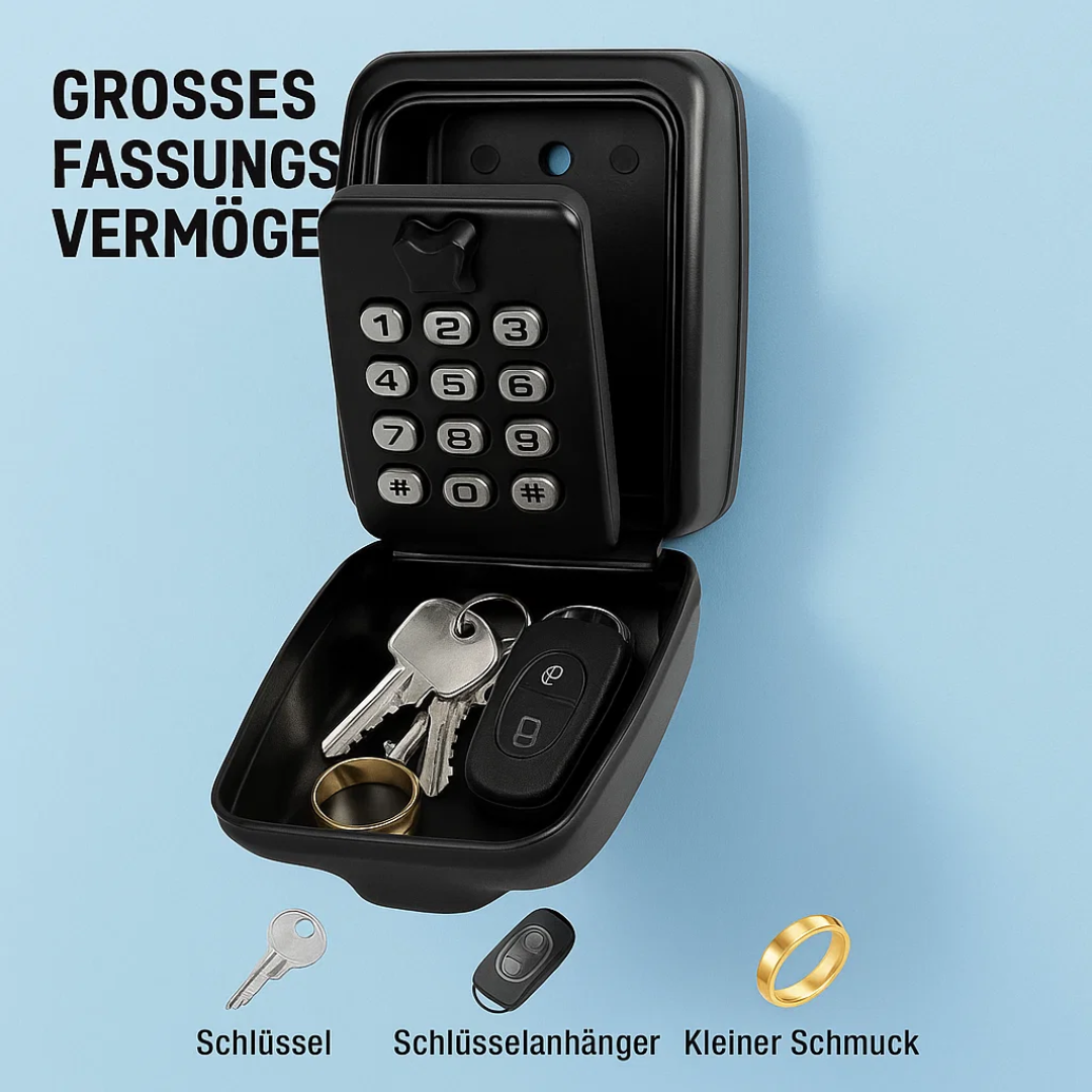 BowLift | KeyGuard Outdoor Safe – Weatherproof Wall-Mounted Key Box