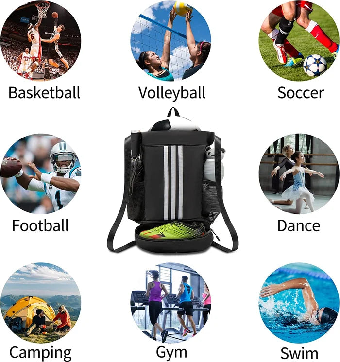 BowLift | Large Nylon Drawstring Tote Backpack