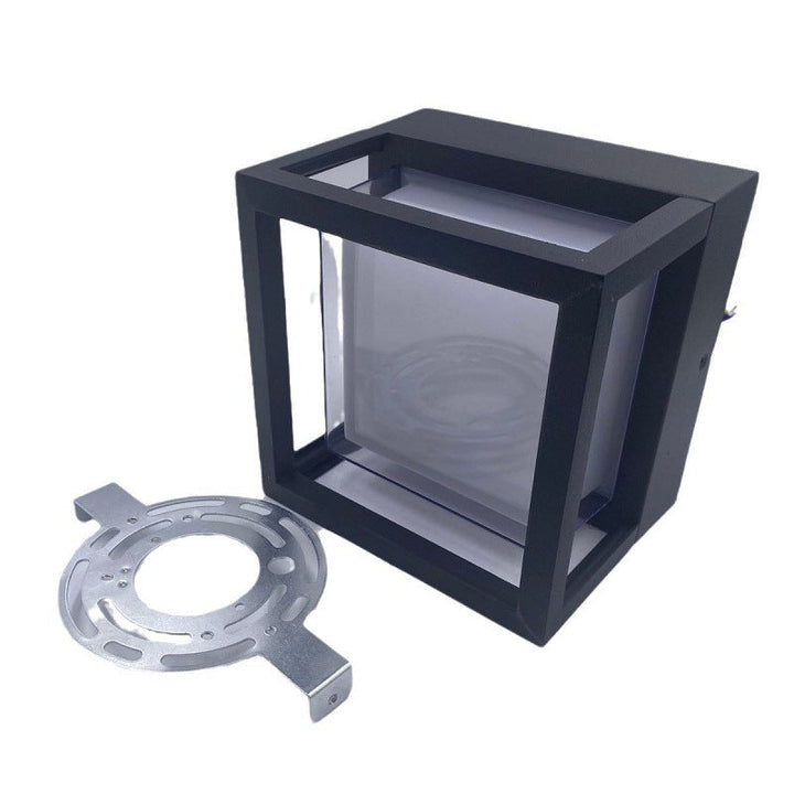 Modern Minimalist Waterproof Square Aluminum Acrylic LED Outdoor Wall Sconce Lamp For Garden | Bowlift
