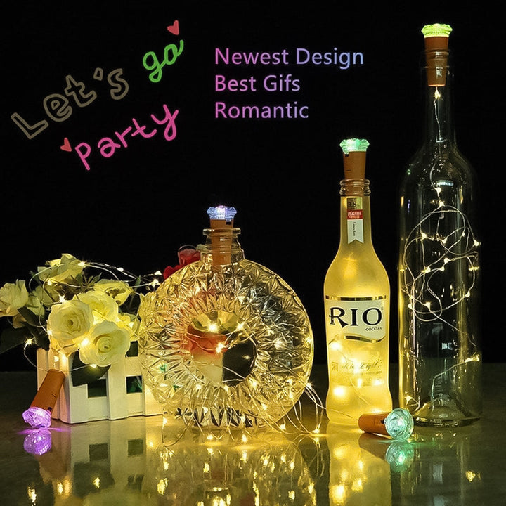 BowLift | LED Bottle Light Cork Night Light DIY Decor Gift