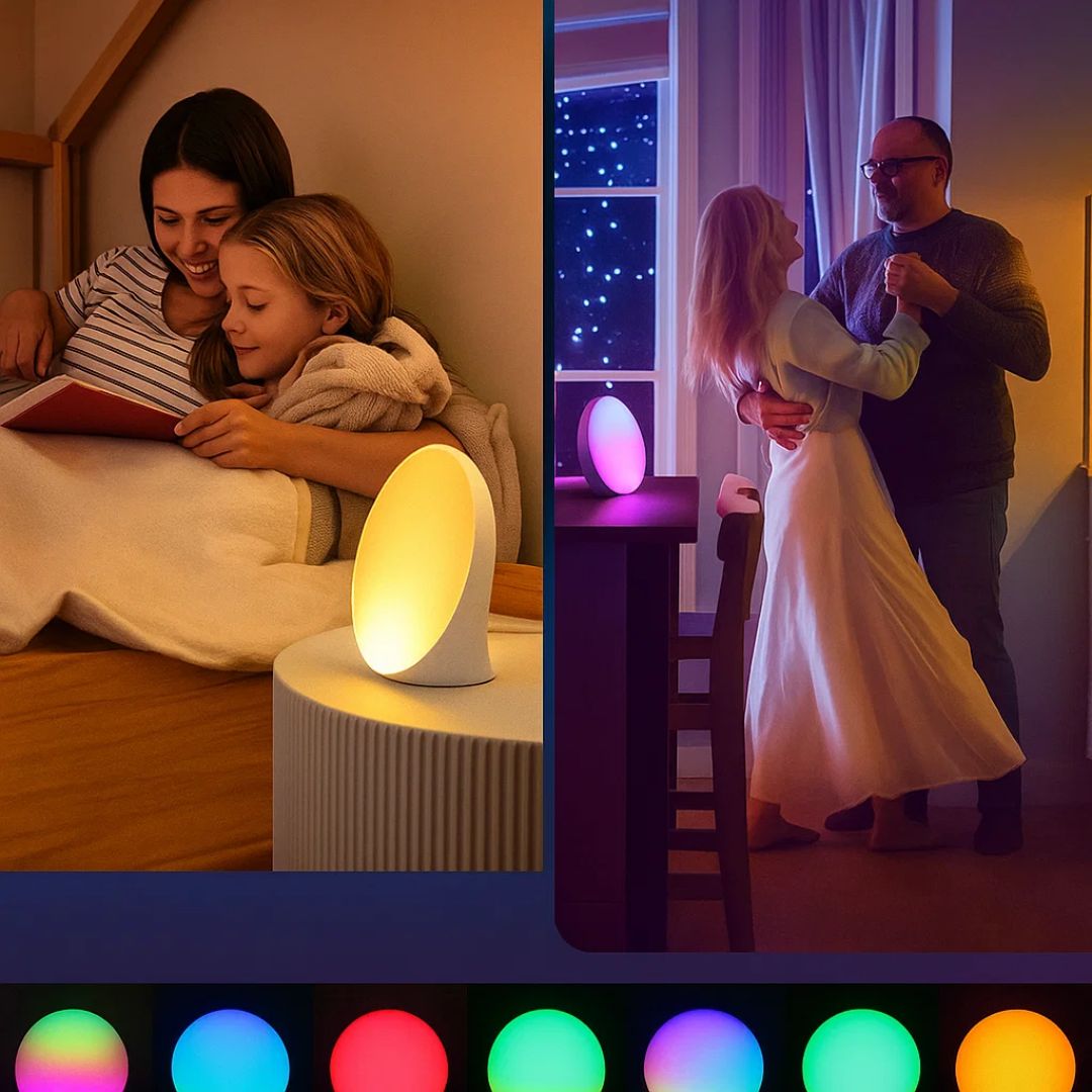 LumiRise | Sunrise Alarm Clock – Natural Wake-Up Light – Ambient Lighting – Ideal for Dark Mornings Bowlift