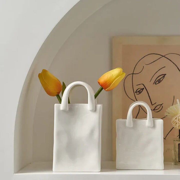 BowLift | Tote-Style Ceramic Vase