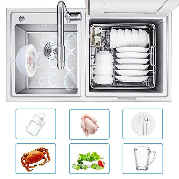 BowLift | Ultrasonic Portable Dishwasher And  Laundry Artifact