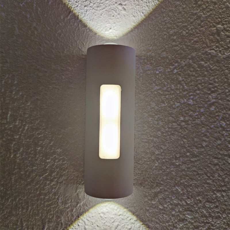 Modern Minimalist Cylindrical Design LED Outdoor Decorative Wall Sconce Lamp | Bowlift