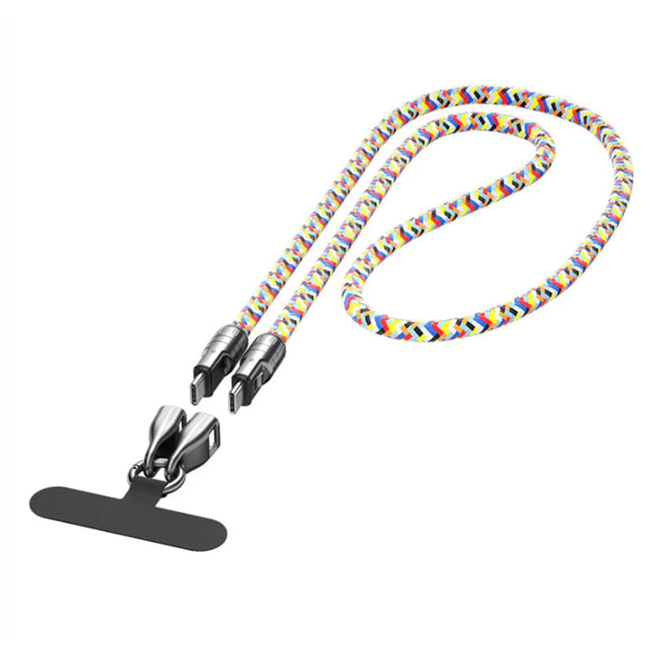 BowLift | Two-in-one fast charging data cable mobile phone lanyard