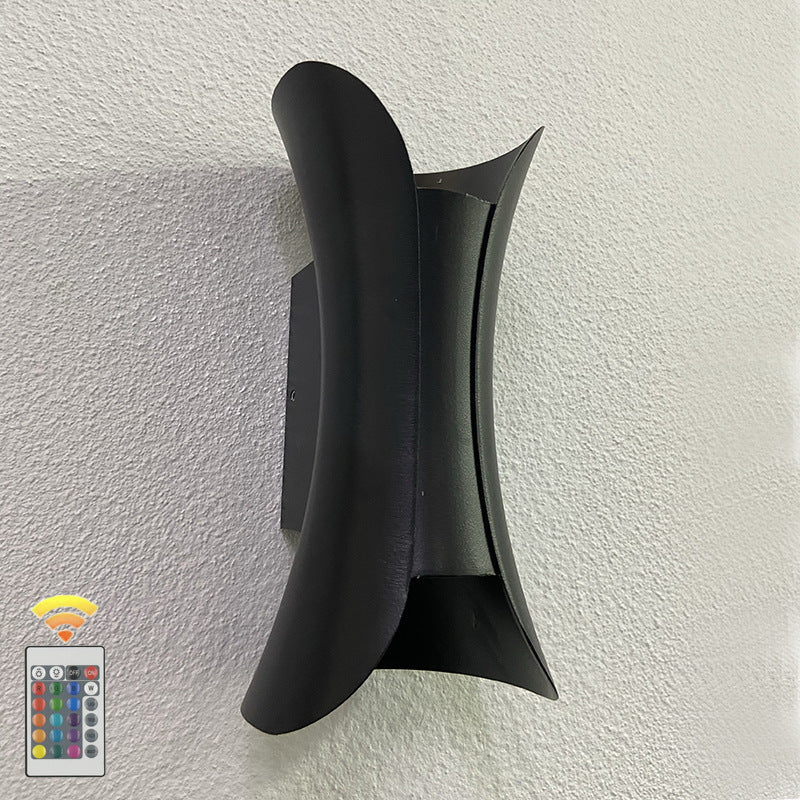 Modern Minimalist Waterproof Rectangle Aluminum LED Wall Sconce Lamp For Outdoor Patio | Bowlift