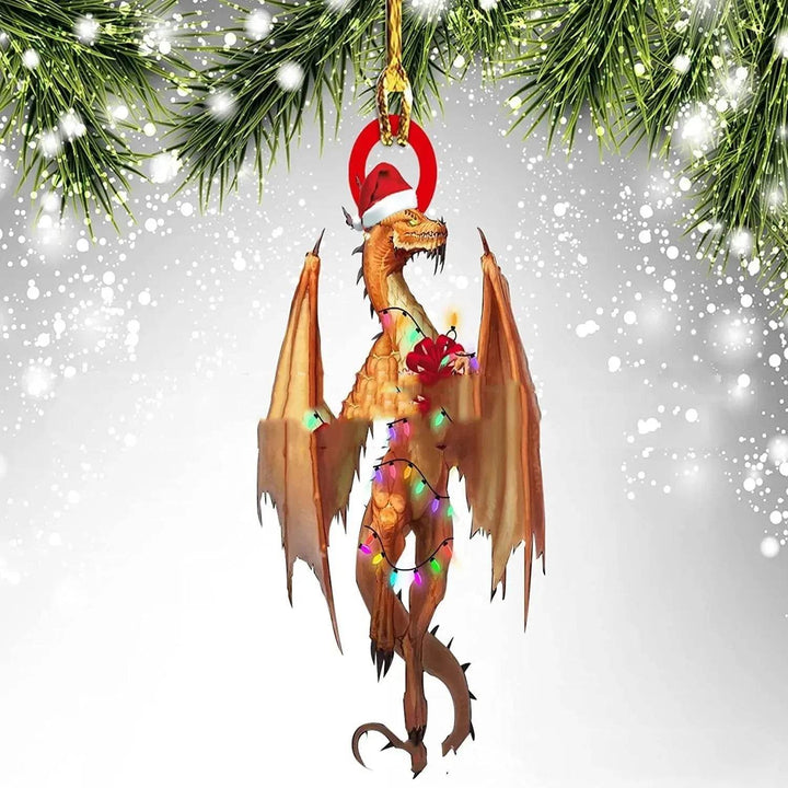 BowLift | Dinosaur Dragon Egg Christmas Decorations Pendant Acrylic