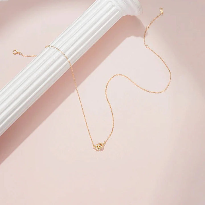 BowLift | 14K S925 Interlaced Diamond Circles Necklace