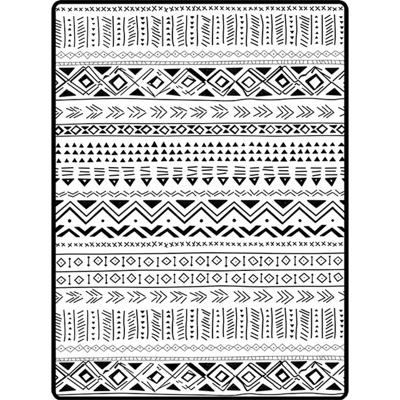 BowLift | Scandinavian Geometric Chevron Rug Southwest Tribal Rug Synthetic Pet Friendly Area Rug for Living Room