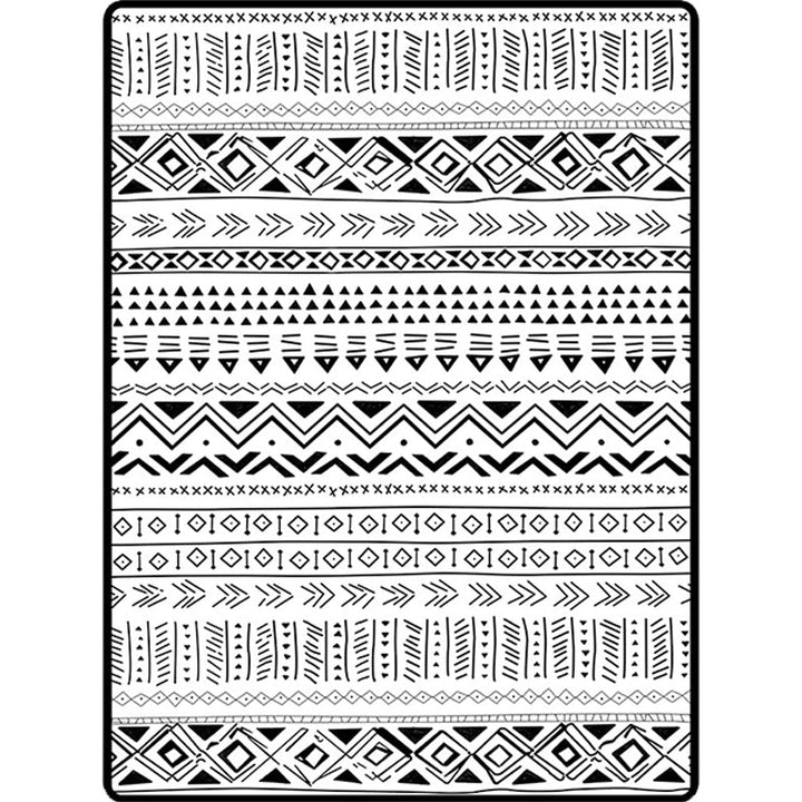 BowLift | Scandinavian Geometric Chevron Rug Southwest Tribal Rug Synthetic Pet Friendly Area Rug for Living Room