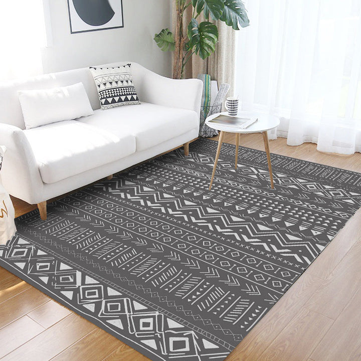 BowLift | Scandinavian Geometric Chevron Rug Southwest Tribal Rug Synthetic Pet Friendly Area Rug for Living Room