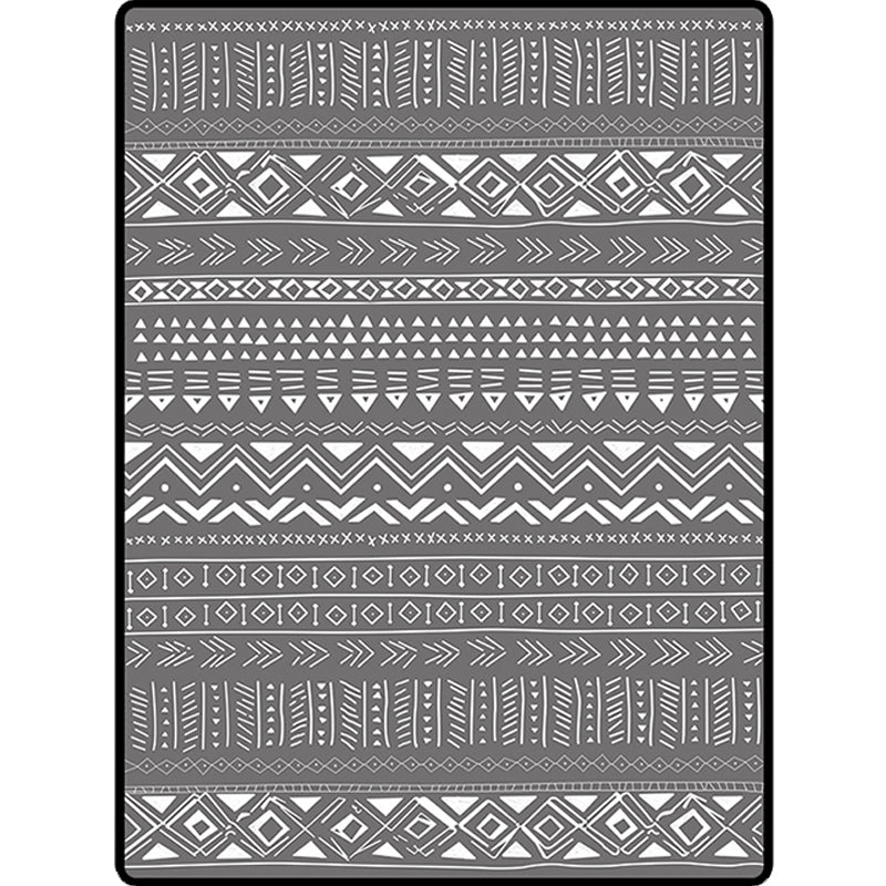 BowLift | Scandinavian Geometric Chevron Rug Southwest Tribal Rug Synthetic Pet Friendly Area Rug for Living Room