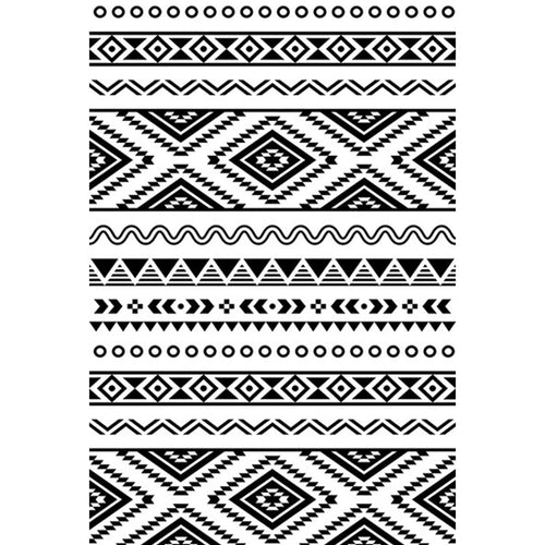 BowLift | Diamond geometric rug southwestern area rug for bedroom Black and White Power Loom washable floor rug
