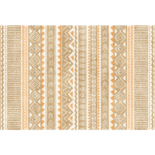 BowLift | Indian America Area Rug Striped Diamond Geometric Synthetic Stain Resistant Power Loom Rug for the Area around the Fireplace