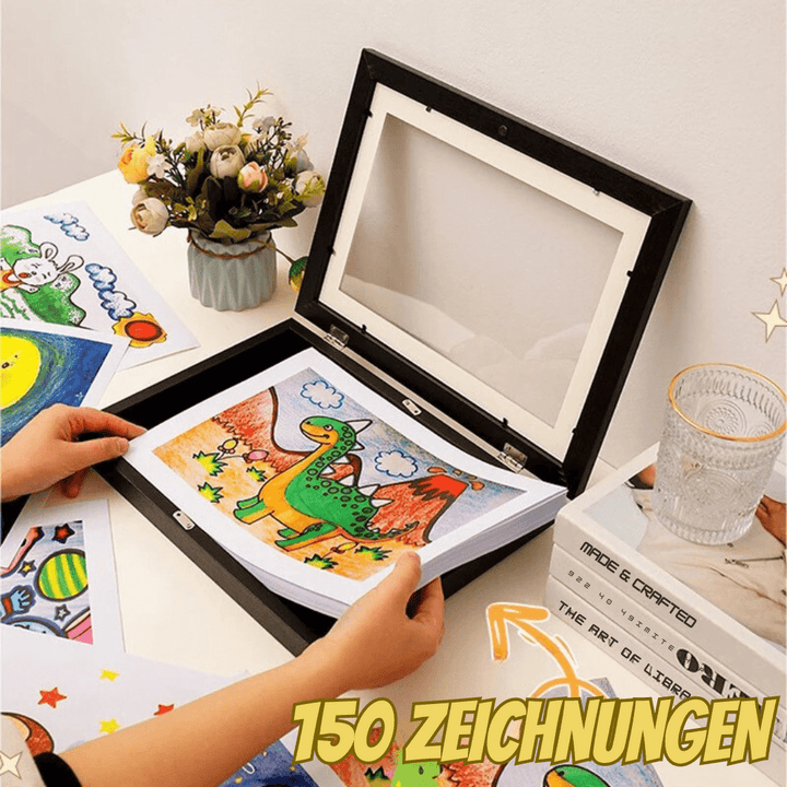 BowLift | picture frame for storing and presenting children's art