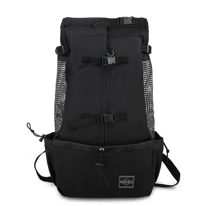 BowLift | Dog Backpack – Comfortable Carrying Bag for Medium Dogs with Safety Strap and Storage Pockets