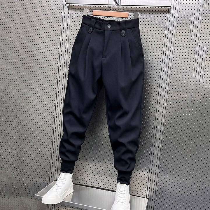 BowLift | Finn Casual Wide Men's Harem Suit Trousers