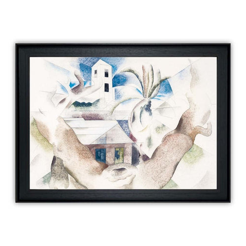 Charles Demuth - Bermuda No. 1 - Tree and House | Bowlift