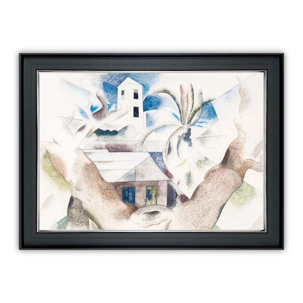 Charles Demuth - Bermuda No. 1 - Tree and House | Bowlift