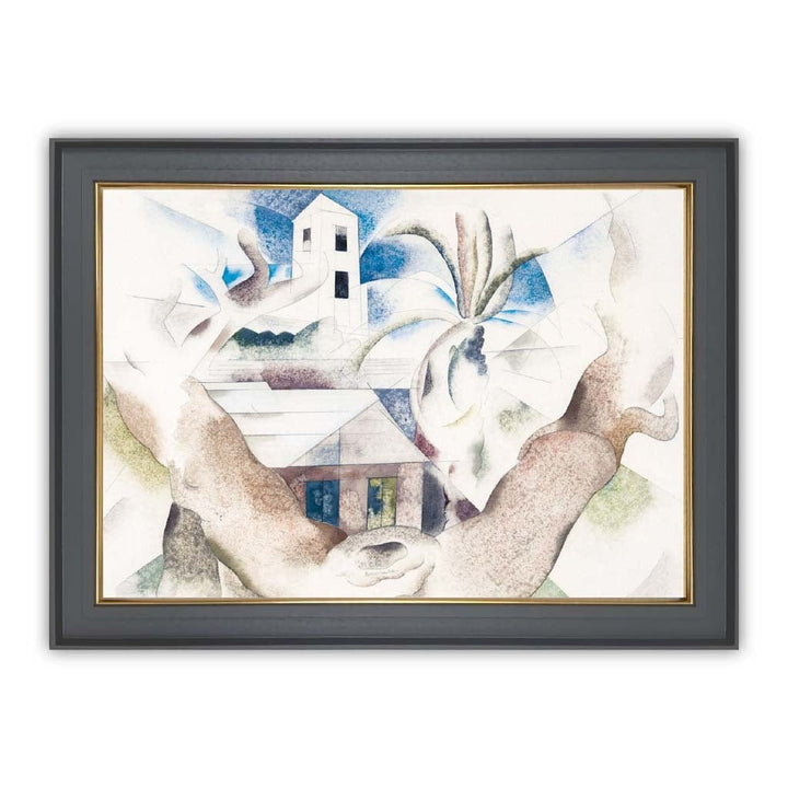 Charles Demuth - Bermuda No. 1 - Tree and House | Bowlift