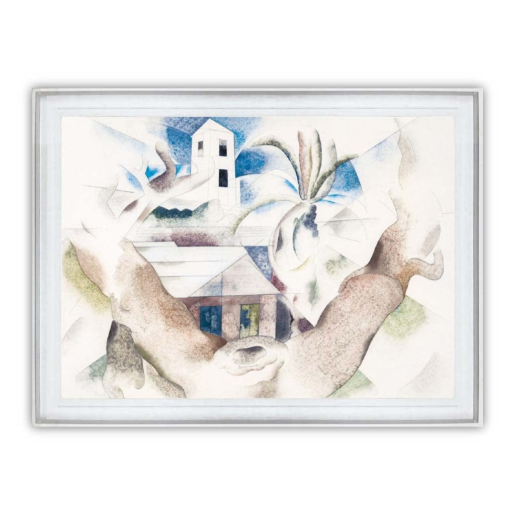 Charles Demuth - Bermuda No. 1 - Tree and House | Bowlift