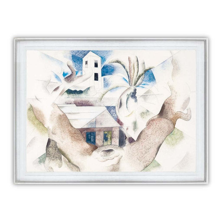 Charles Demuth - Bermuda No. 1 - Tree and House | Bowlift