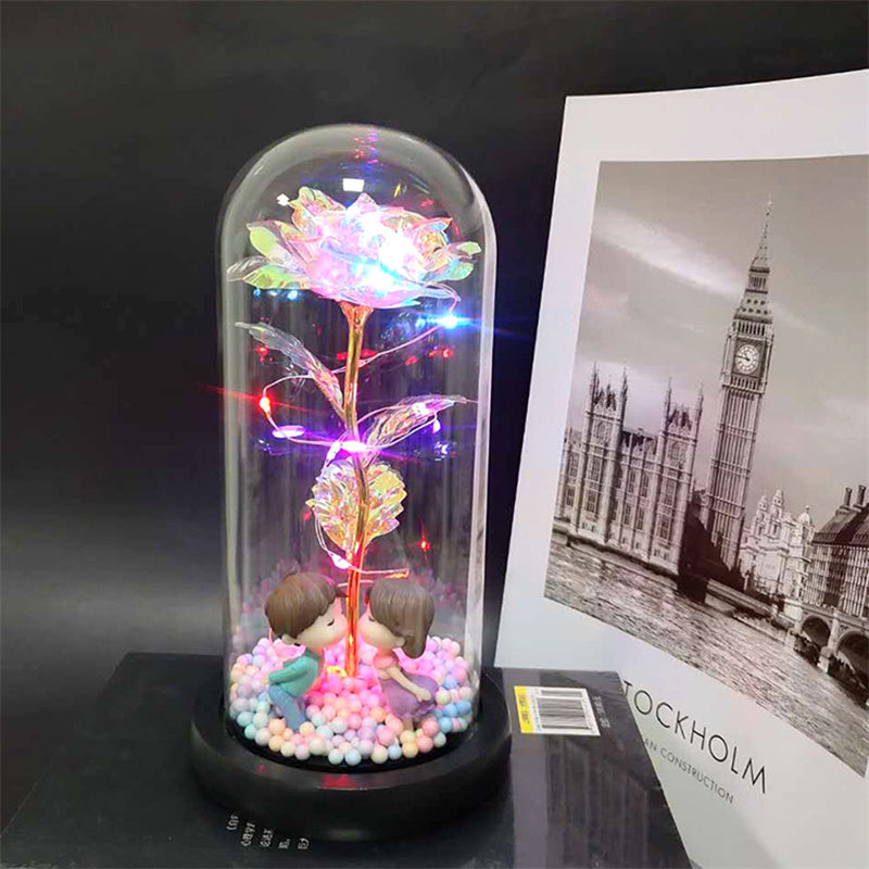 BowLift | Romantic Enchanted Sparkling Rose Ornaments