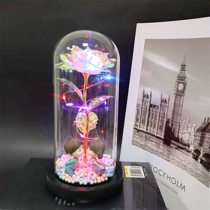 BowLift | Romantic Enchanted Sparkling Rose Ornaments