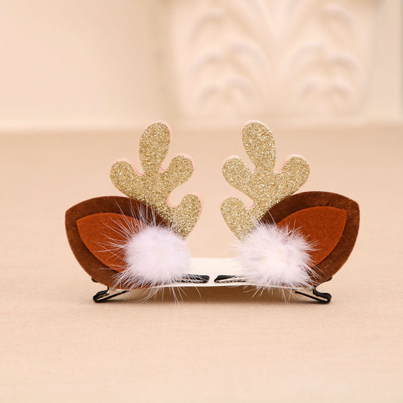 Fun Christmas Reindeer Hair Clips Bowlift