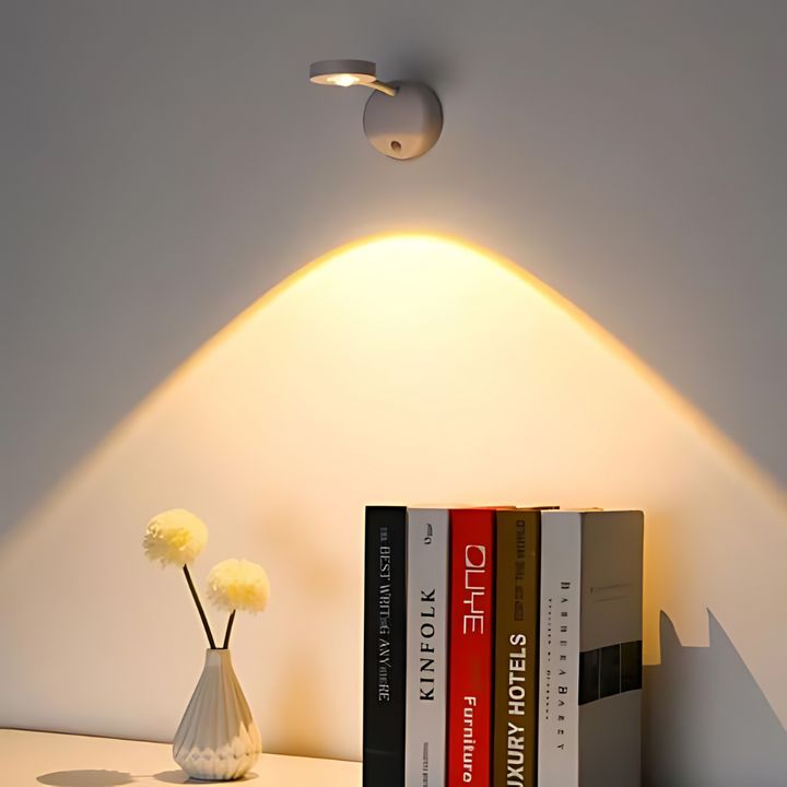 BowLift | Wireless LED Spotlight | 360° Rotation & Dimmable with Motion Sensor