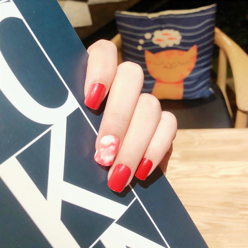 Artistic Marble Effect Press-On Nails