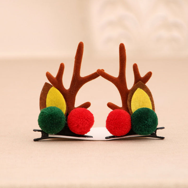 Fun Christmas Reindeer Hair Clips Bowlift
