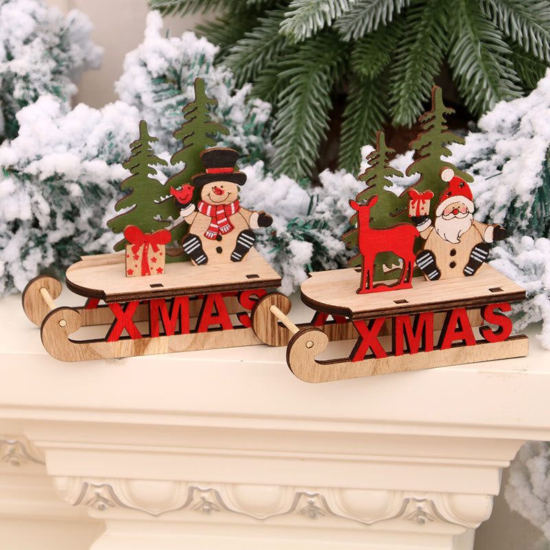 Decorative Santa Sleigh Figurine Bowlift