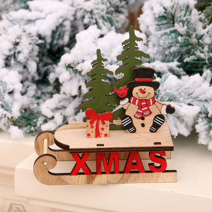 Decorative Santa Sleigh Figurine Bowlift