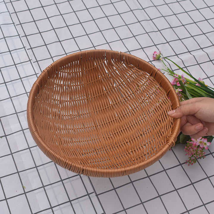 Woven Storage Basket with Handles Bowlift