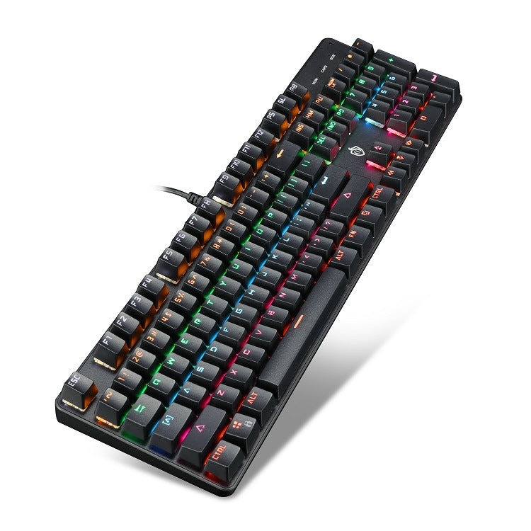 Mechanical gaming keyboard with RGB lighting and programmable keys Bowlift