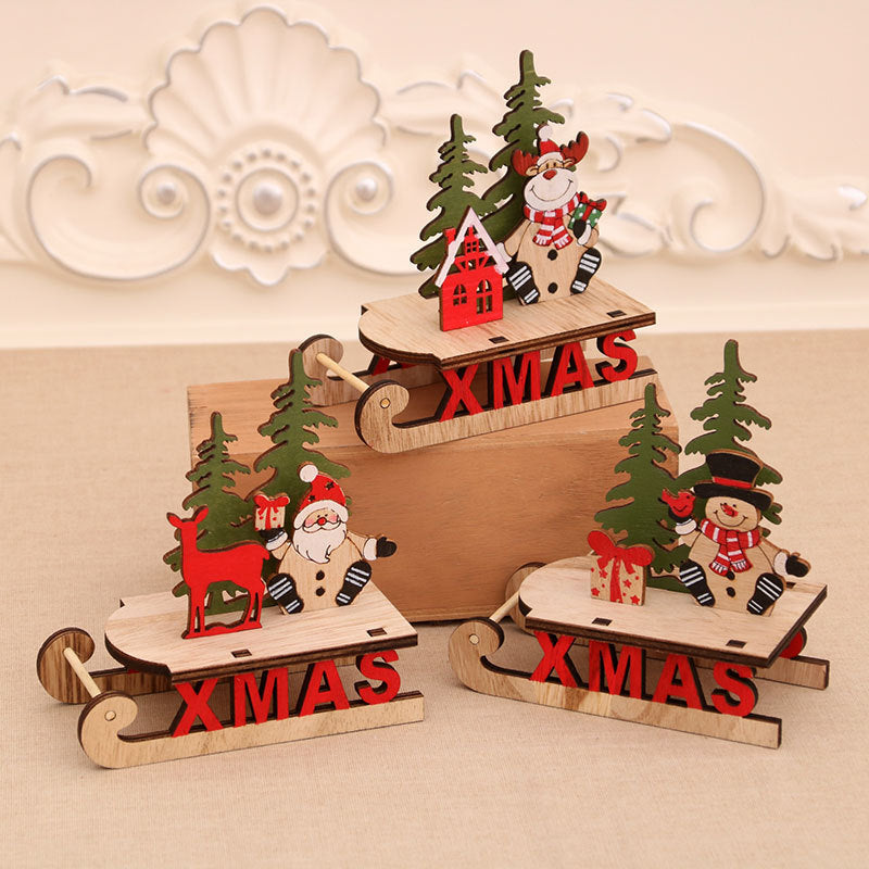 Decorative Santa Sleigh Figurine Bowlift