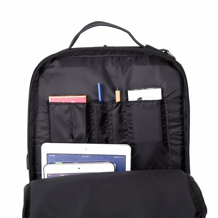 Tech-Integrated Charging Backpack Bowlift