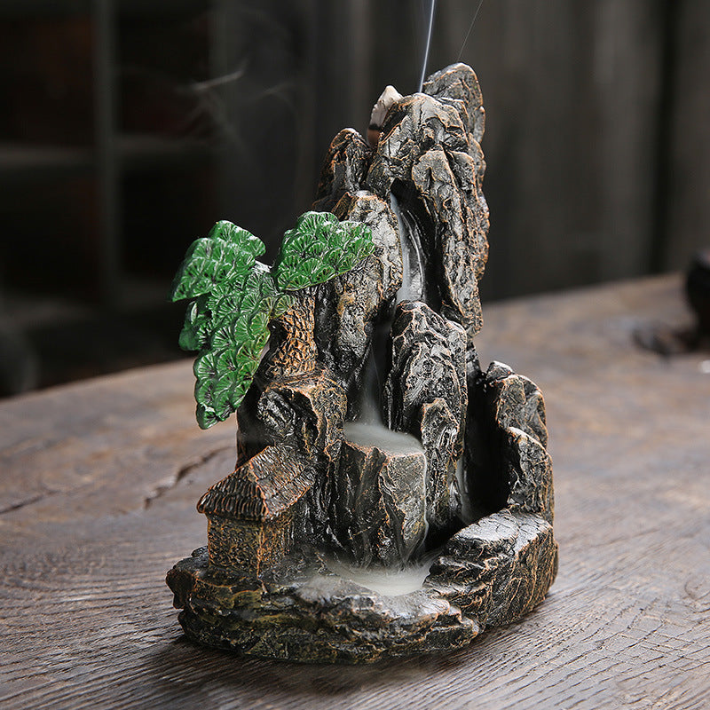 Decorative Waterfall Incense Fountain