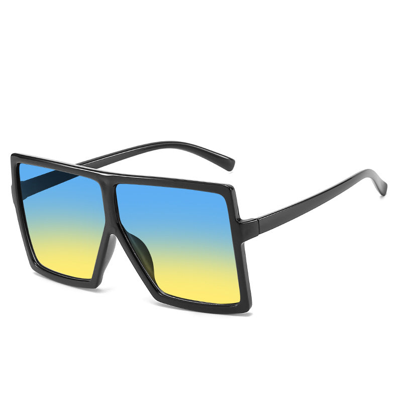 Oversized Geometric Shield Sunglasses Bowlift 1787812195