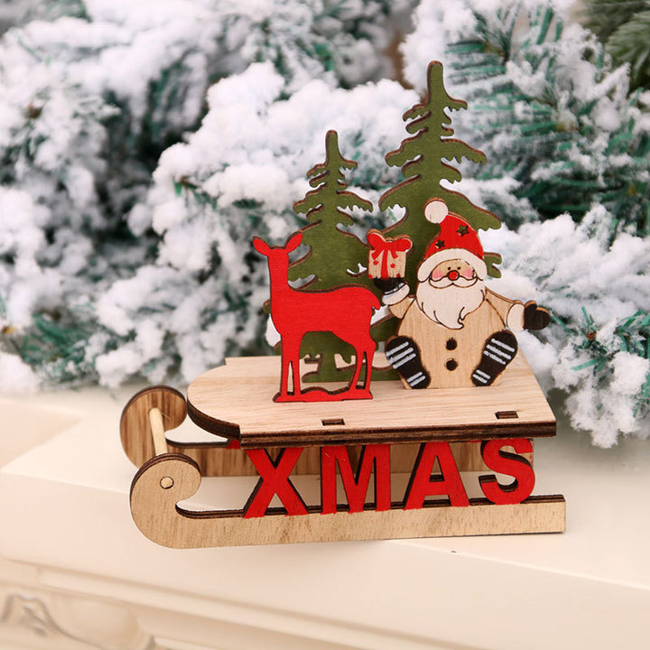 Decorative Santa Sleigh Figurine Bowlift