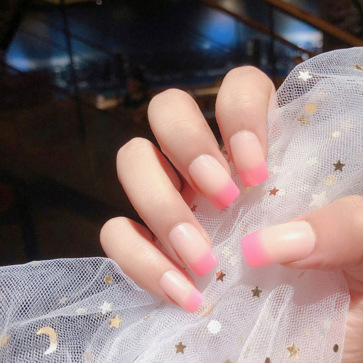 Elegant Glittering Press-On Nails