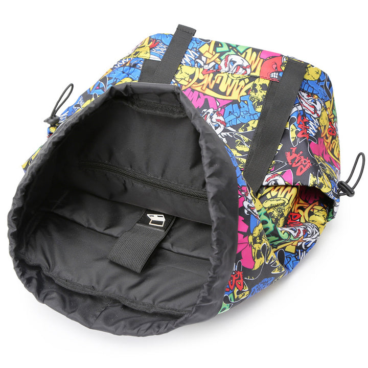 WoFloral Patterned Multi-Compartment Backpack Bowlift