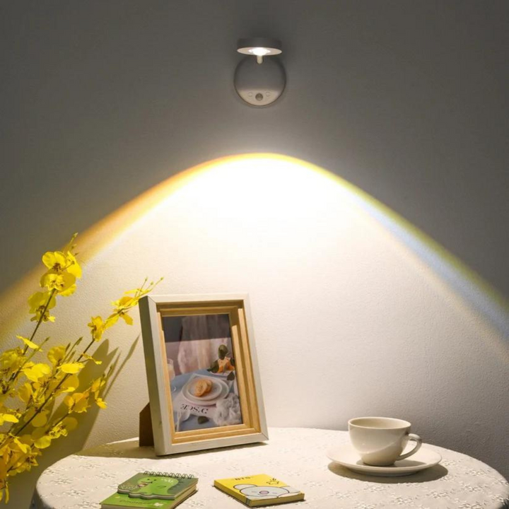 BowLift | Wireless LED Spotlight | 360° Rotation & Dimmable with Motion Sensor